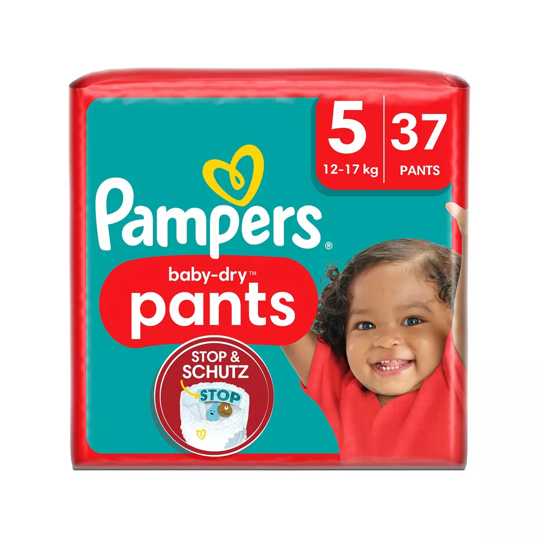 Pampers - Baby-Dry Pants Grösse 5, Sparpack, Baby Dry Pants Gr.5 Junior 12-17kg Sparpack, 37STK