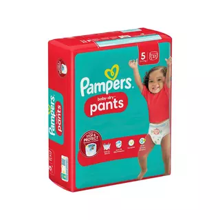 Couches-culotte taille 8 : 17 kg et + baby dry PAMPERS : le paquet