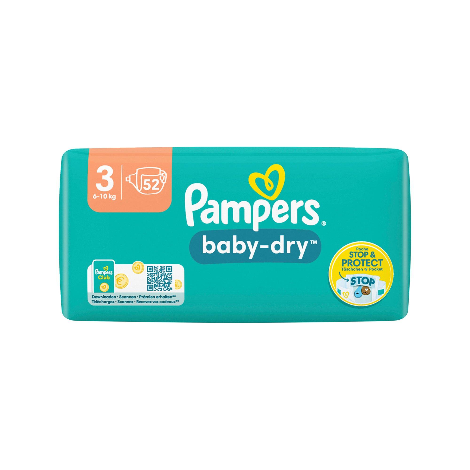 Pampers Baby Dry Gr.3 Midi 6-10kg Sparpack Baby-Dry Grösse 3, Sparpack 