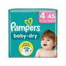 Pampers Baby Dry Gr.4 Maxi 9-14kg Sparpack Baby Dry taglia 4 maxi confezione economica 