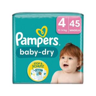 Pampers Baby Dry Gr.4 Maxi 9-14kg Sparpack Baby Dry taille 4 maxi pack économique 