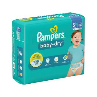 Pampers Baby Dry Gr.5+ Junior Plus 12-17kg Sparpack Baby Dry taglia 5+ 