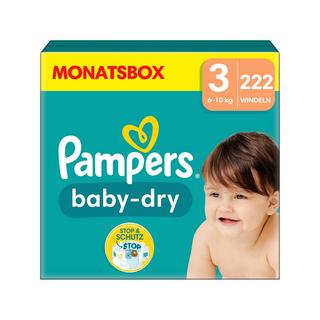 Pampers  Baby-Dry Taglia 3 Scatola mensile 