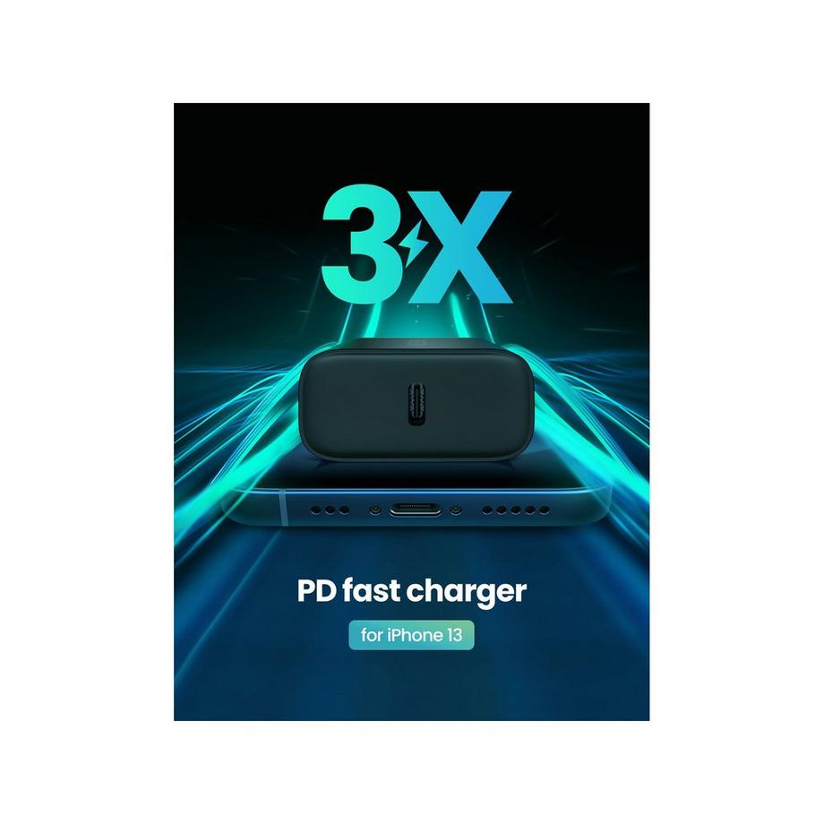 UGREEN USB Wall Charger 20W 1-Port USB-C USB Charger
 