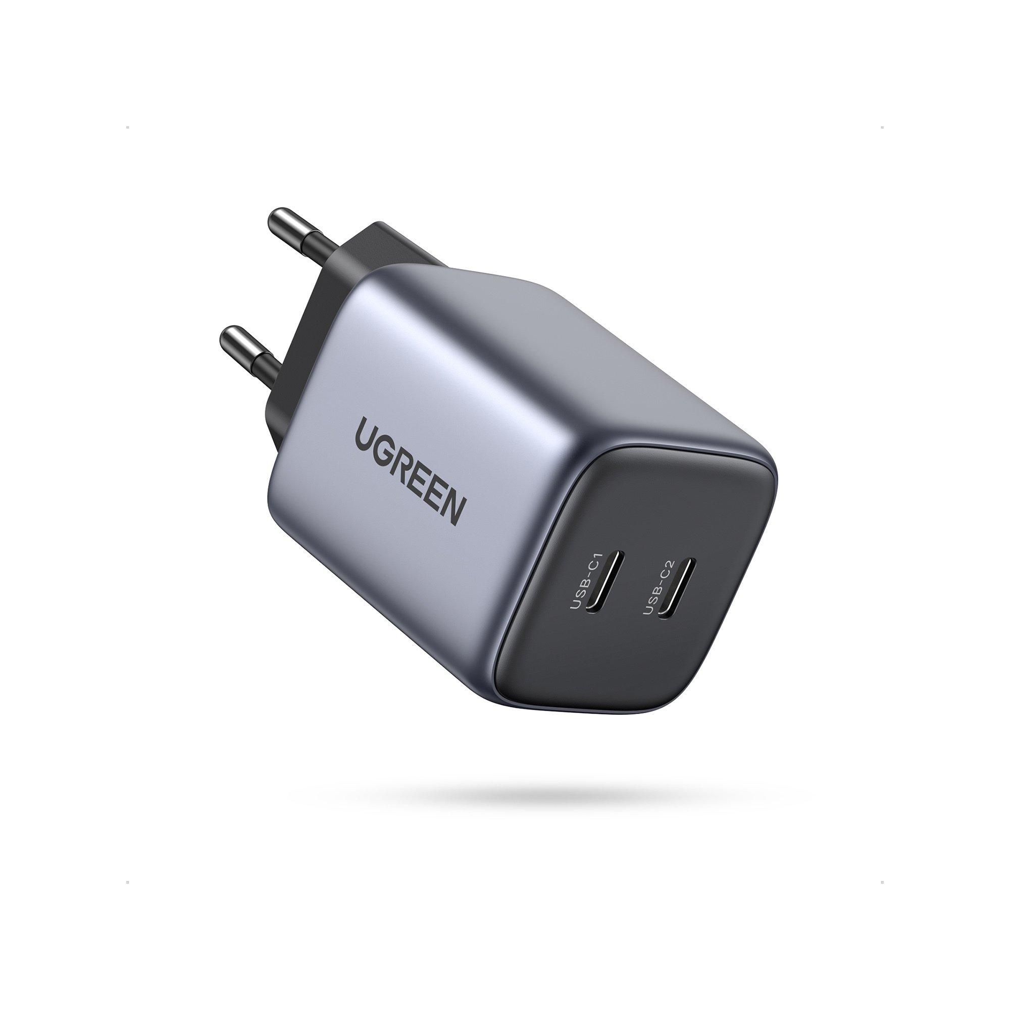 UGREEN USB-C Wallcharger Nexode Dual 45W Caricatore USB
 
