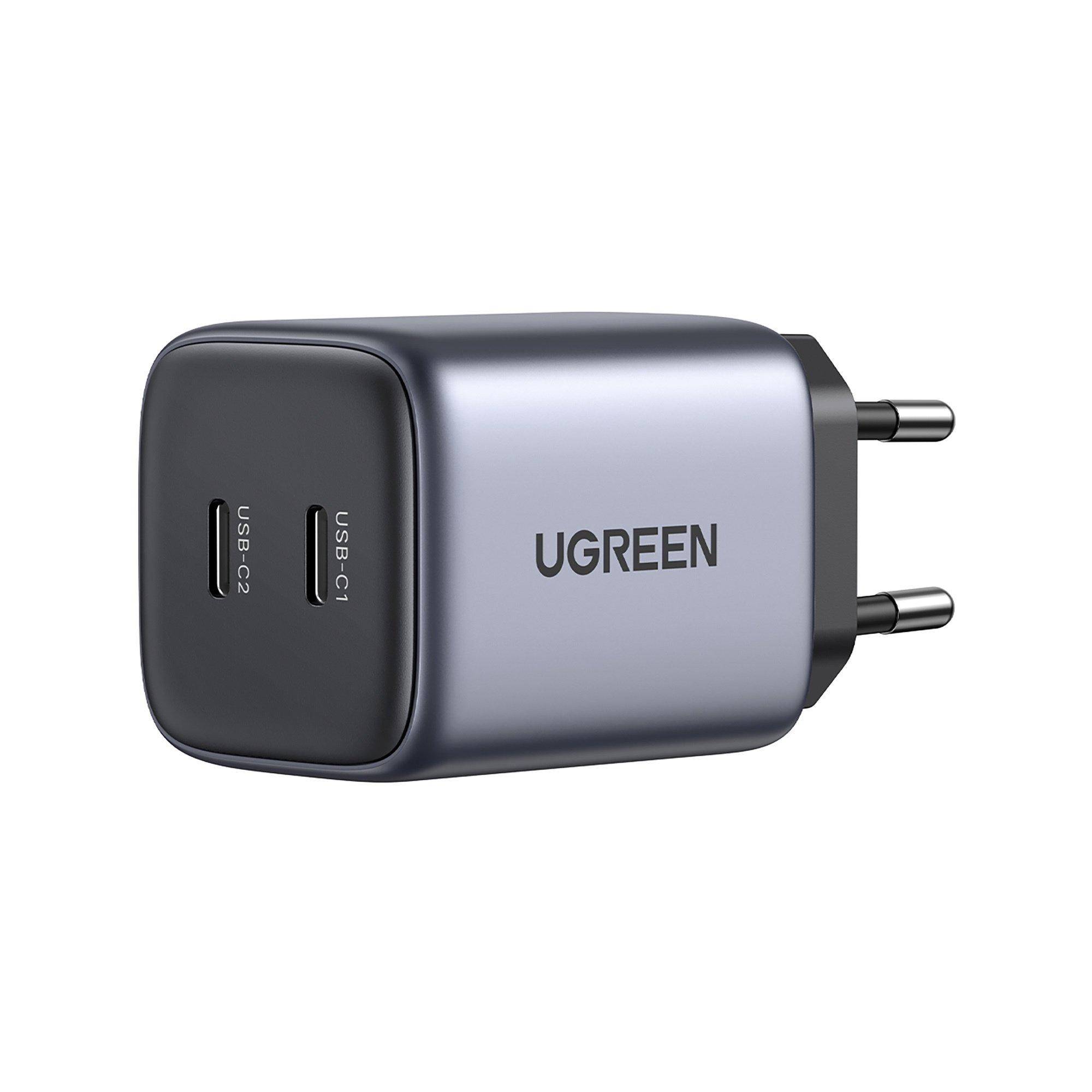 UGREEN USB-C Wallcharger Nexode Dual 45W USB Charger
 