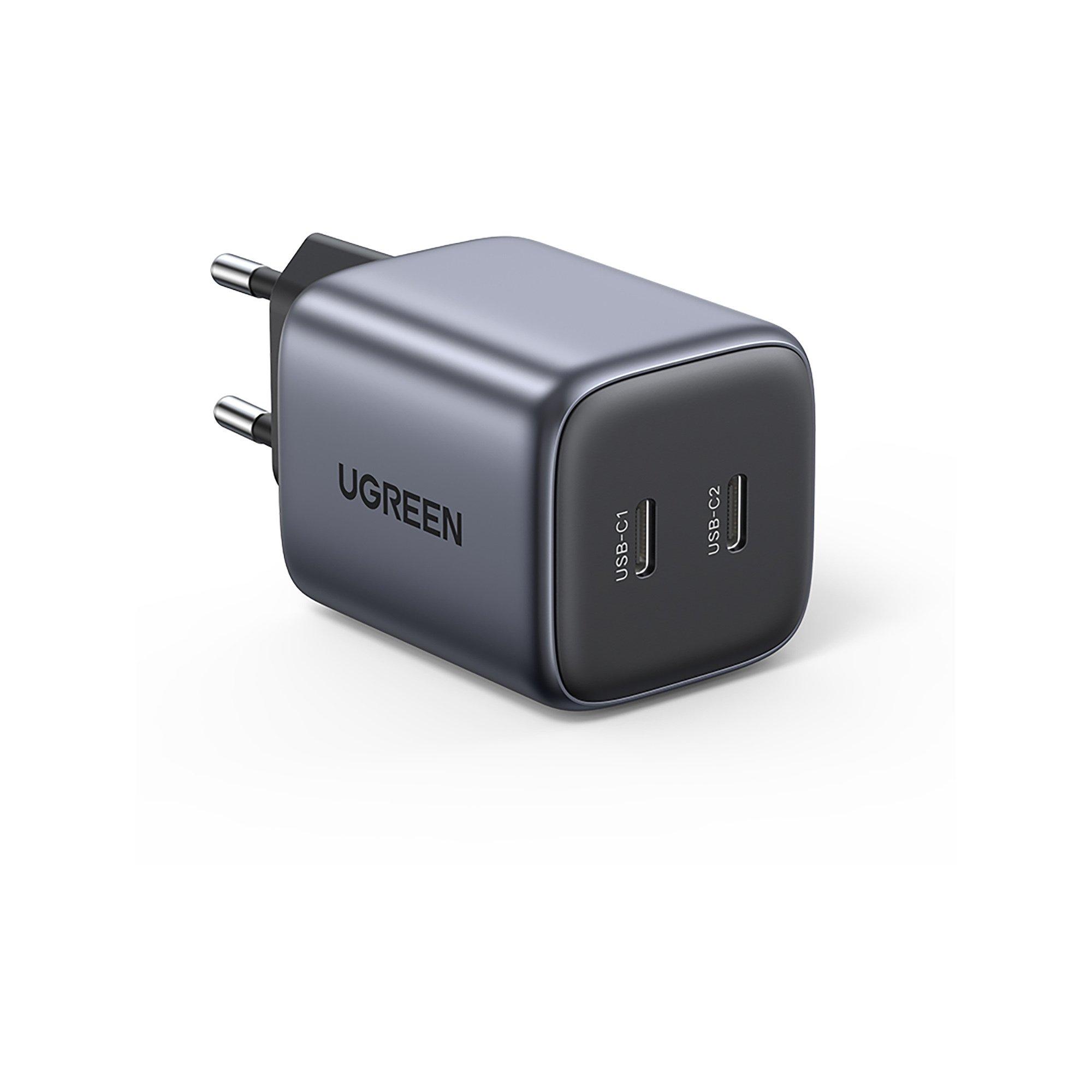 UGREEN USB-C Wallcharger Nexode Dual 45W Caricatore USB
 