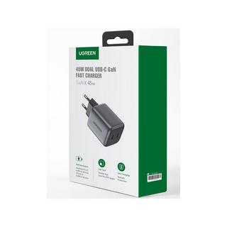 UGREEN USB-C Wallcharger Nexode Dual 45W USB Charger
 