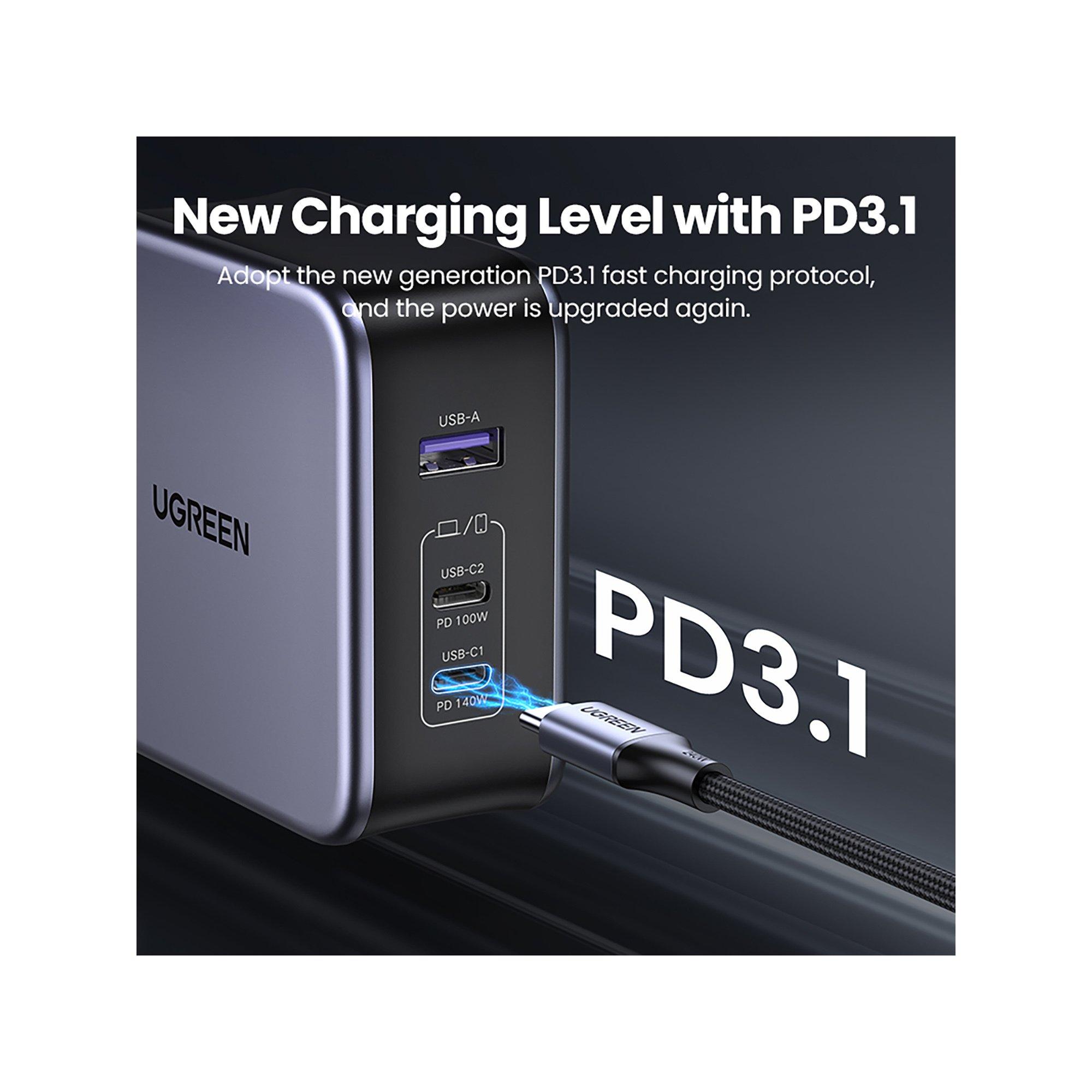 UGREEN USB Wallcharger Nexode 140W Bundle USB Charger
 