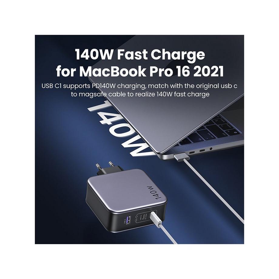 UGREEN USB Wallcharger Nexode 140W Bundle Chargeur USB
 