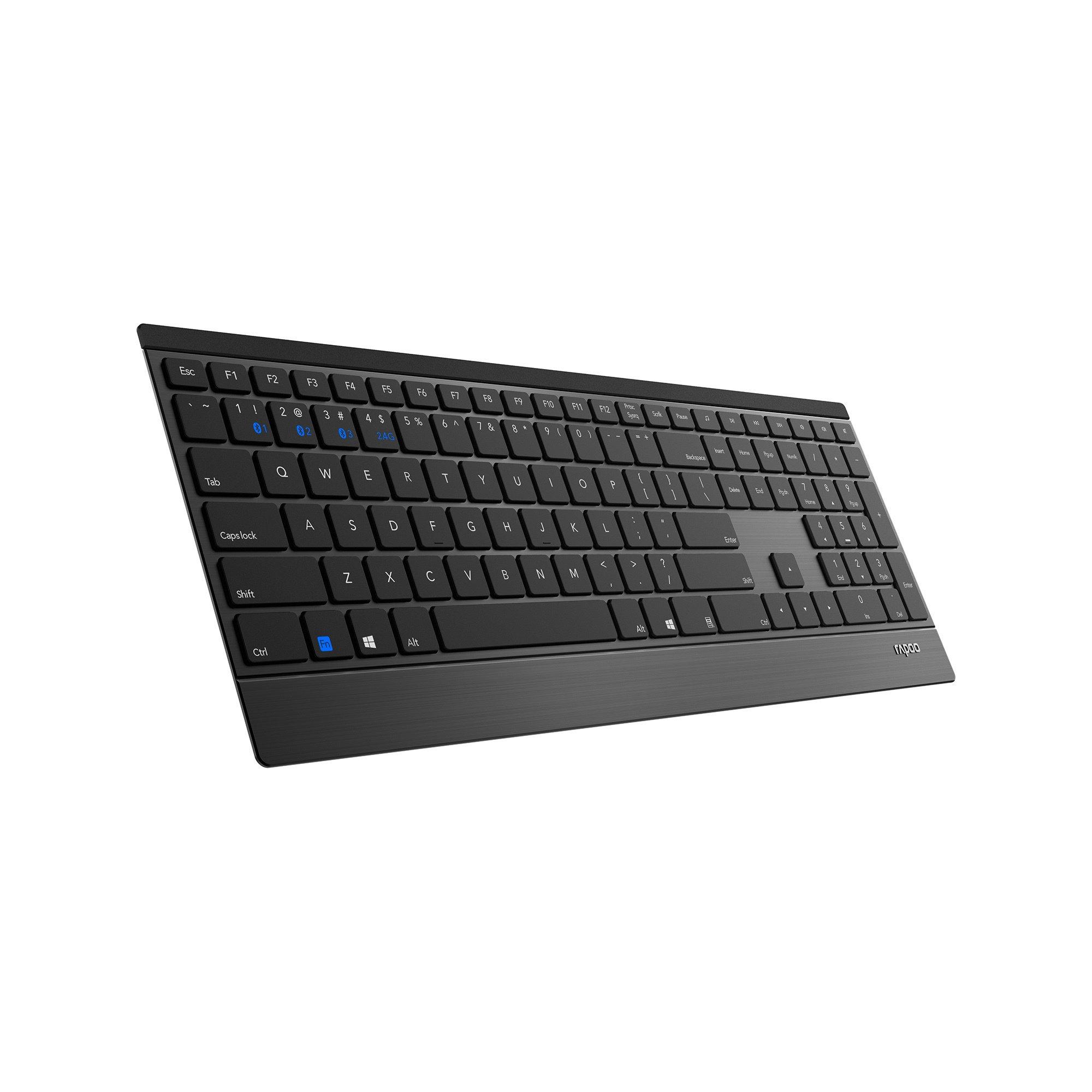 rapoo 9500M Wireless Deskset Combo Kabellose Tastatur 