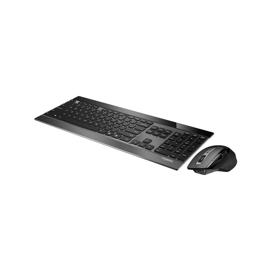 rapoo 9900M Wireless Deskset Kabellose Tastatur 