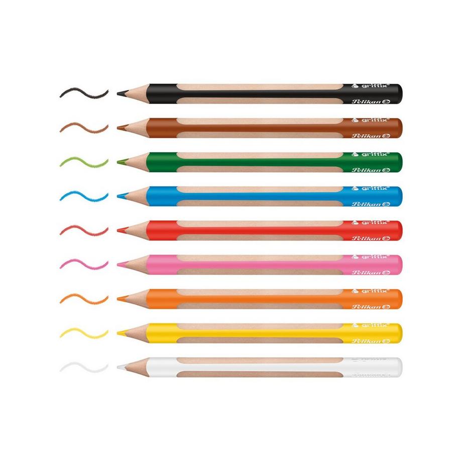 Pelikan Crayons de couleur Griffix. 