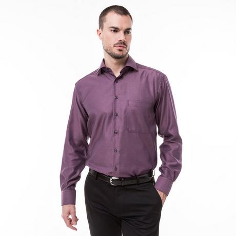 ETERNA Comfort Fit Langarmhemd Gemustert  