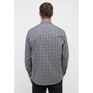 ETERNA Comfort Fit Chemise Manches Longues Carreaux  