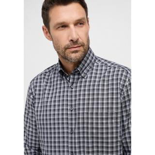 ETERNA Comfort Fit Chemise Manches Longues Carreaux  