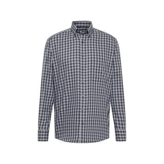 ETERNA Comfort Fit Chemise Manches Longues Carreaux  