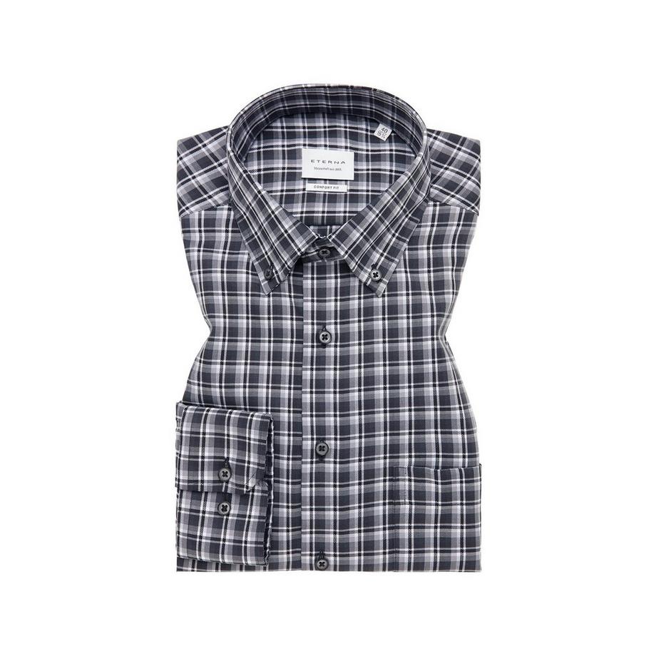 ETERNA Comfort Fit Langarm Hemd Kariert  