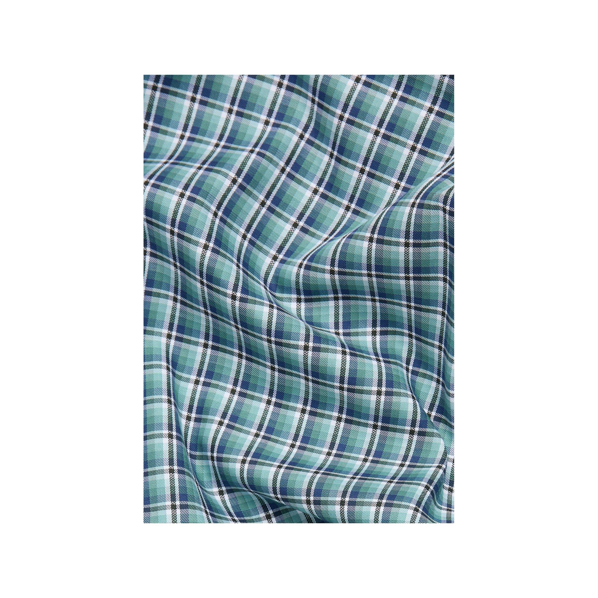 ETERNA Comfort Fit Chemise Manches Longues Carreaux  