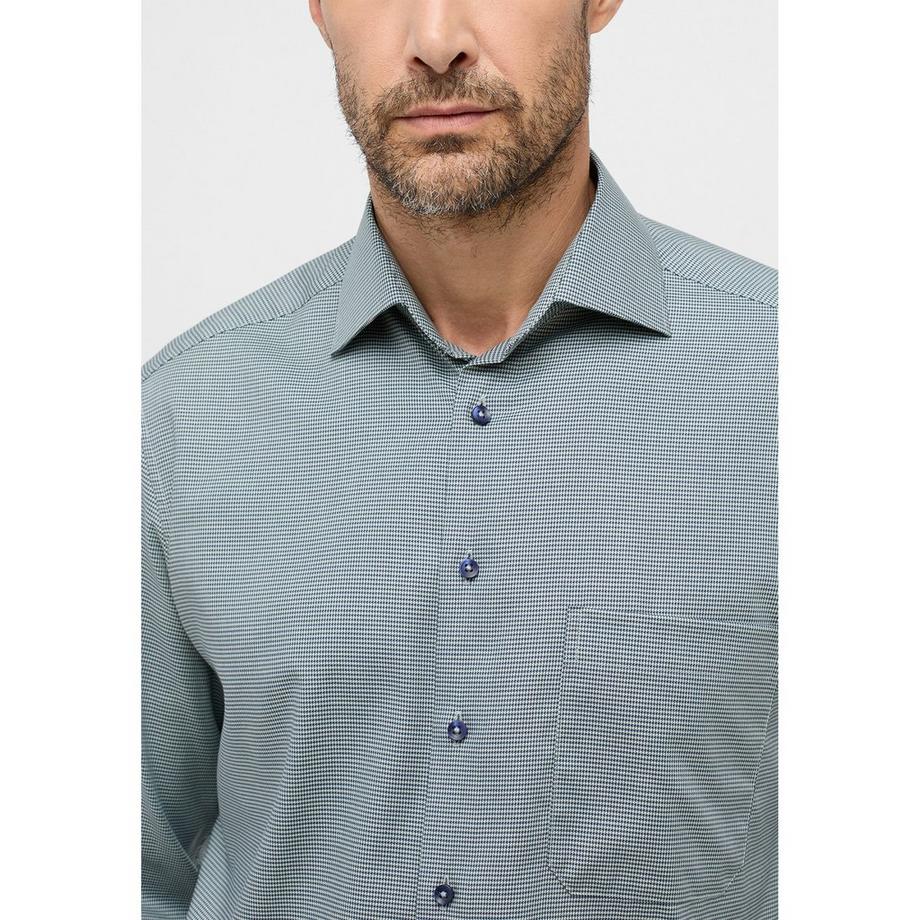 ETERNA Comfort Fit Langarmhemd Hahnentritt  