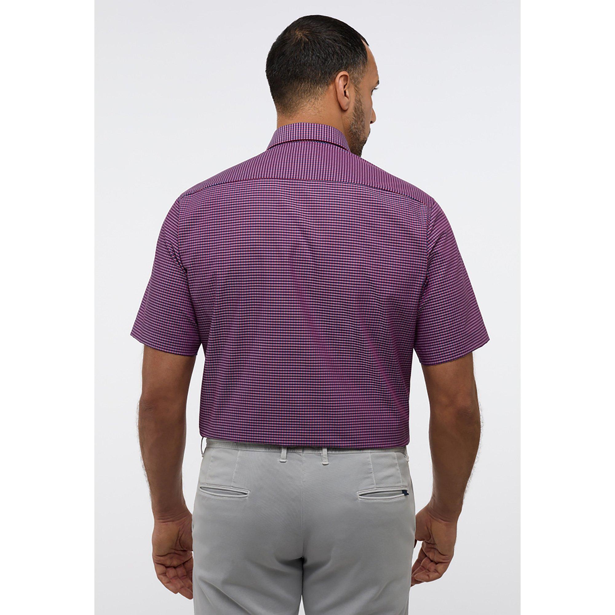 ETERNA Chemise Modern Fit Manches Courtes Carreaux  