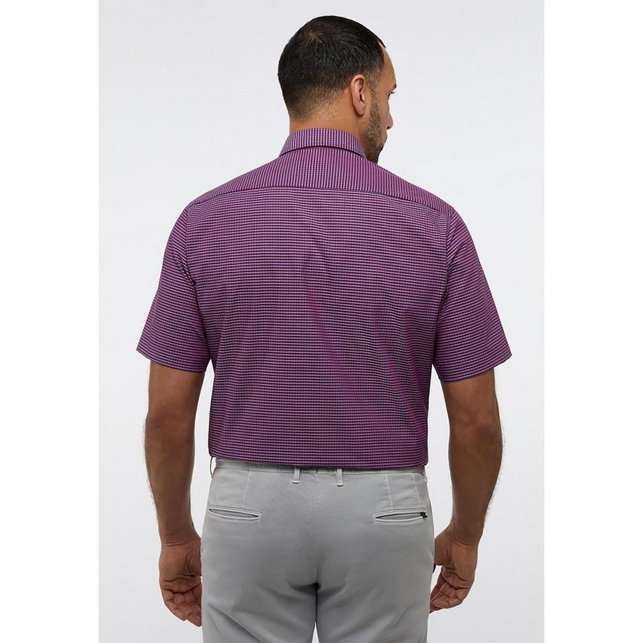 ETERNA Chemise Modern Fit Manches Courtes Carreaux  