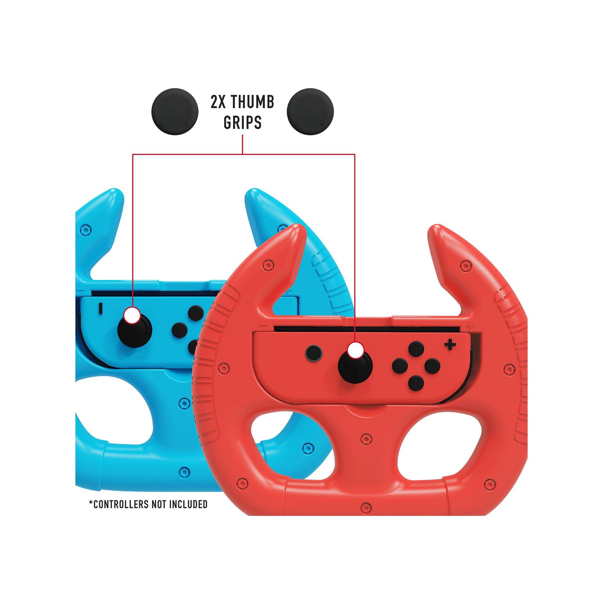 Stealth Joy-Con Racing Wheel Double Pack Volante per videogiochi 