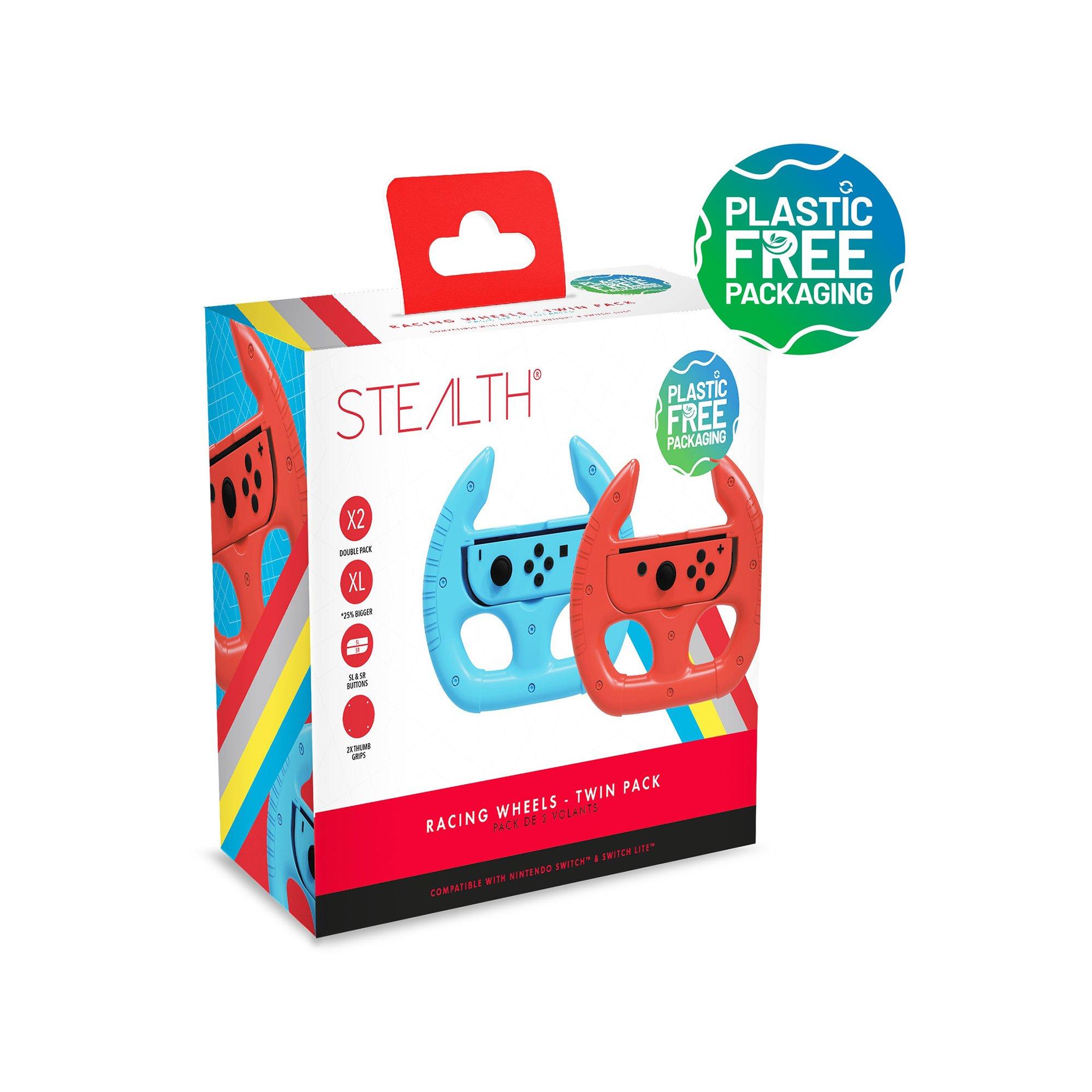 Stealth Joy-Con Racing Wheel Double Pack Volante per videogiochi 