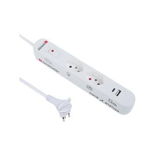 S-KROSS Home Station USB-C Retail 2xT13, 1xUSB-C,+1xUSB Bloc multiprises, 2 