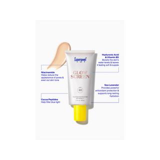 Supergoop  Glowscreen - Sonnenschutzmittel LSF 30 PA+++ mit Hyaluronsäure + Niacinamid 