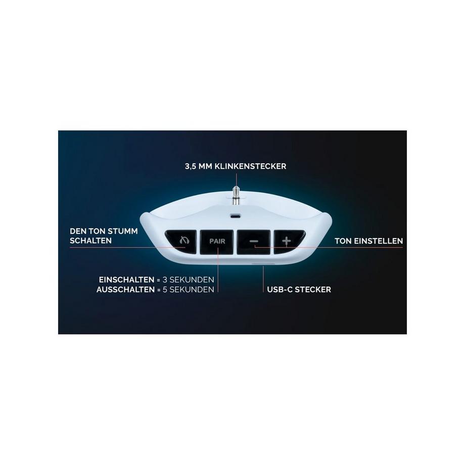 bigben Wireless Audio Adaptor [PS5] Bluetooth Audio Adapter 