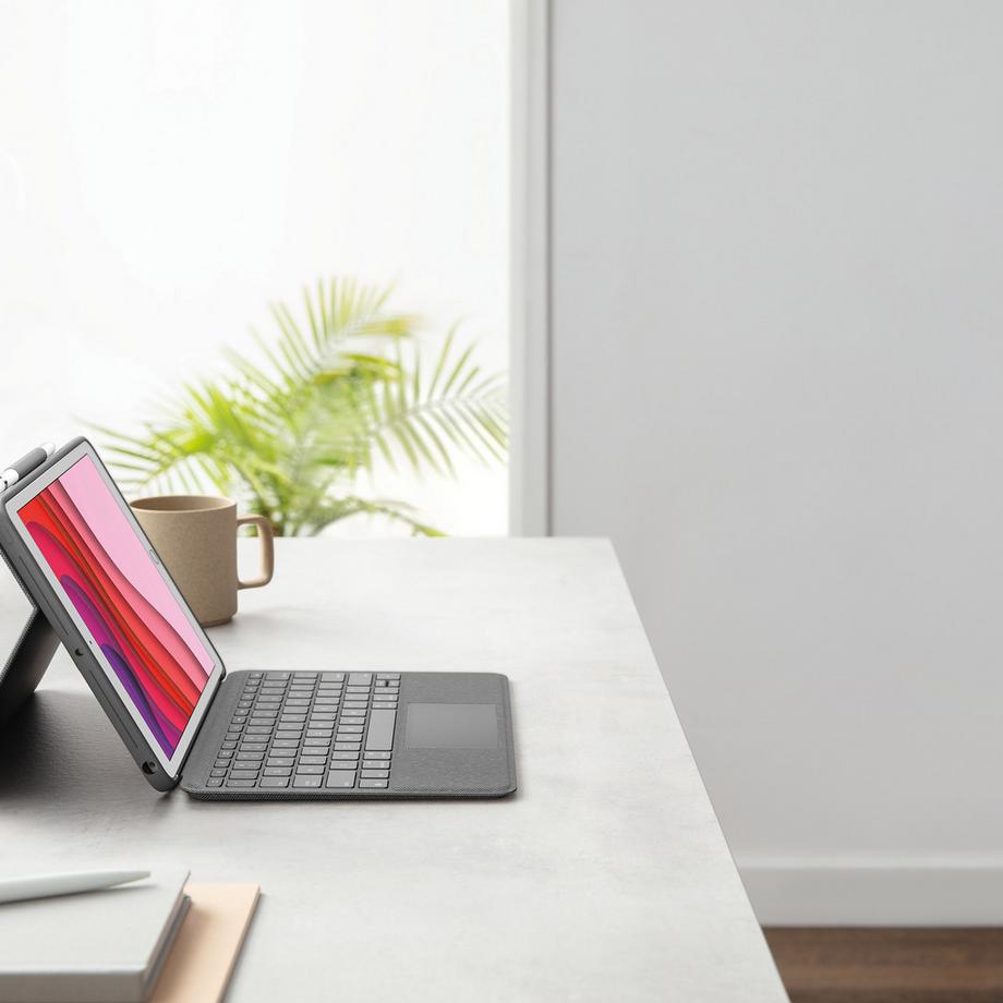 Logitech Combo Touch for iPad (10th gen) Tastatur mit Touchpad 