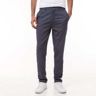 Manor Man Lange Slim Fit Hose Hahnentritt  