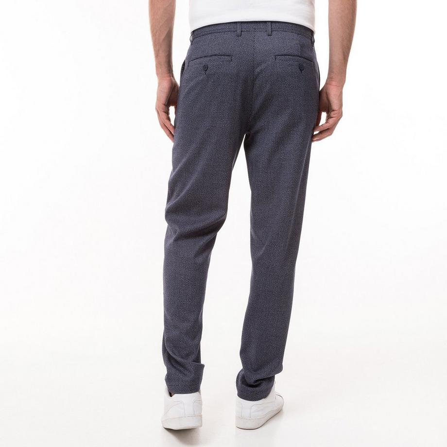 Manor Man Lange Slim Fit Hose  