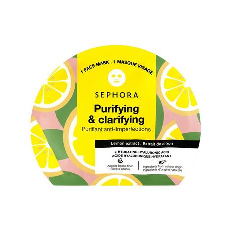 SEPHORA  Maschera agli estratti di frutta e acido ialuronico - Maschere viso in tessuto 