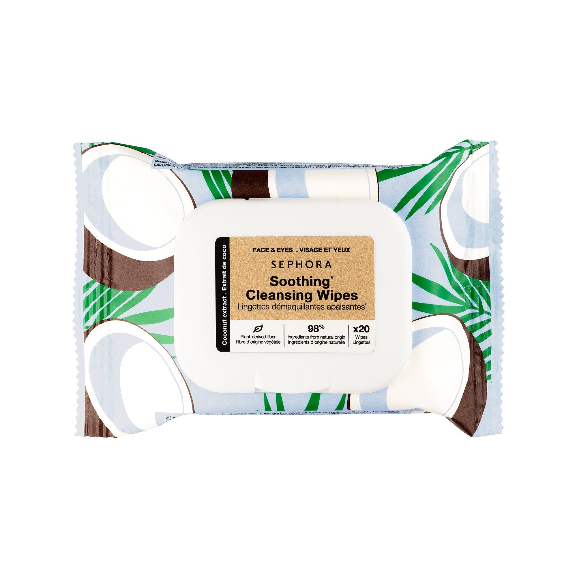 Image of Lingettes Demaquillantes - Frucht- & Pflanzenextrakte + Mizellen-lotion Damen COCO 20Stück