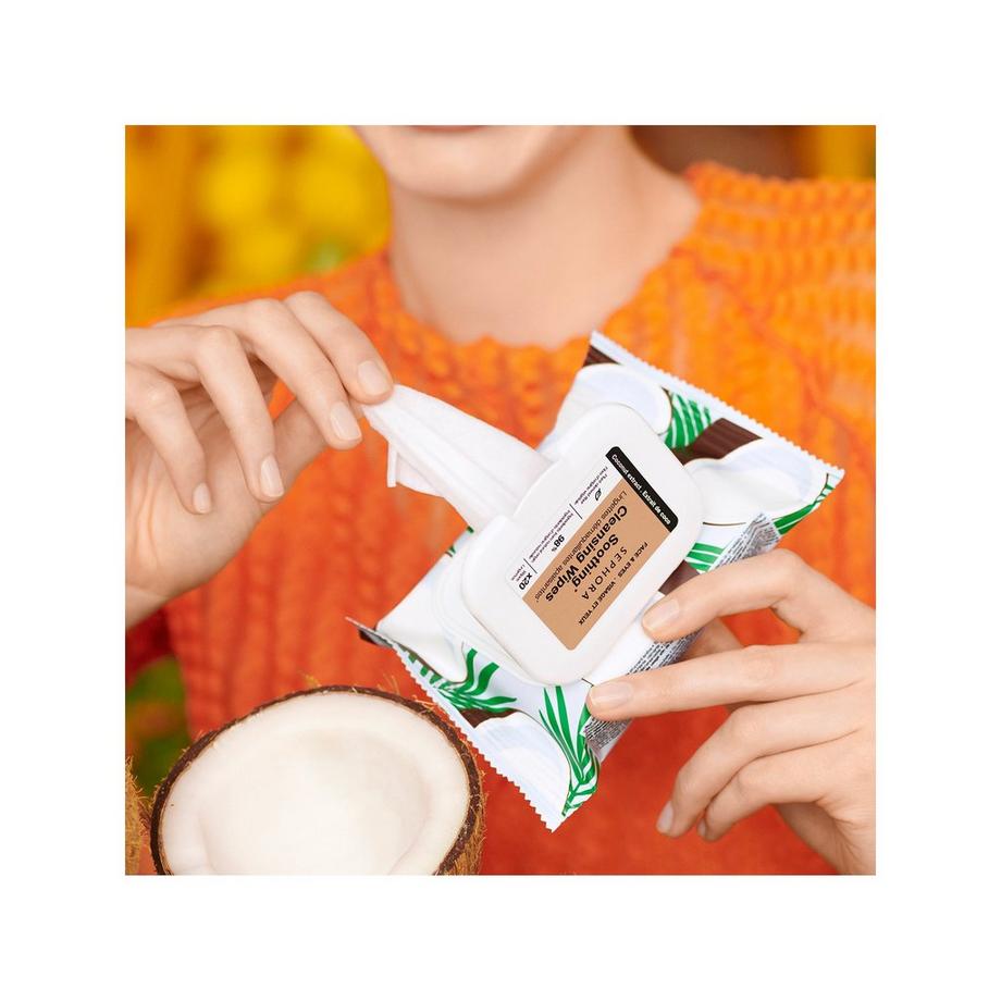 SEPHORA LINGETTES DEMAQ-23 ALOE Lingettes Demaquillantes - Extraits de fruits & plantes + Lotion micellaire 