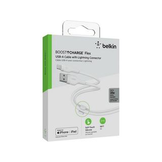 belkin Boost Charge Flex USB-A to Lightning Cable, 3m Kabel Lightning-USB 