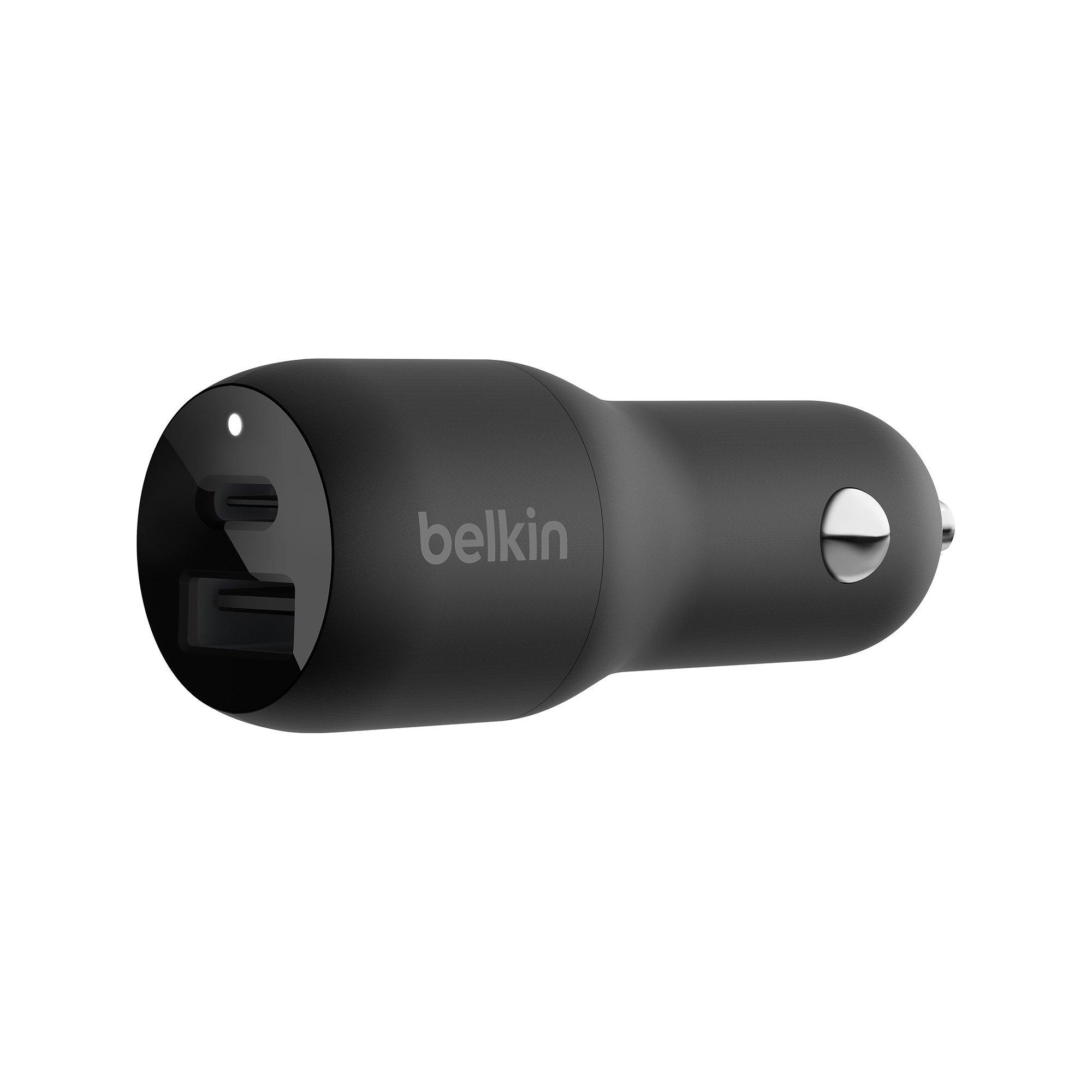 belkin Boost Charge 37W USB-C USB-A Car Charger Adaptateur secteur USB 