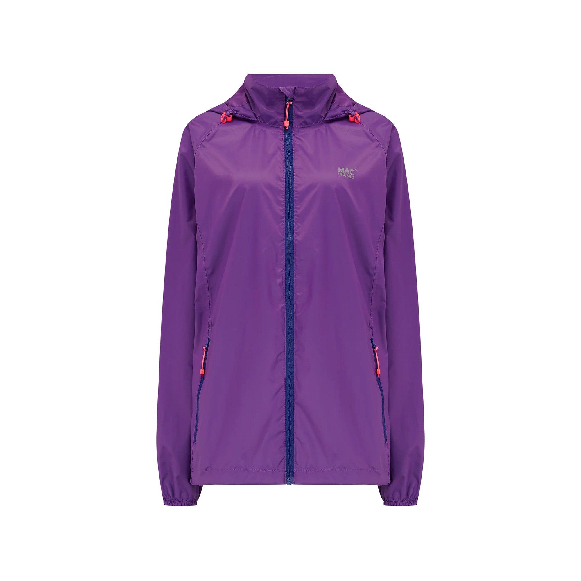 Image of Regenjacke Mit Kapuze Herren Violett L