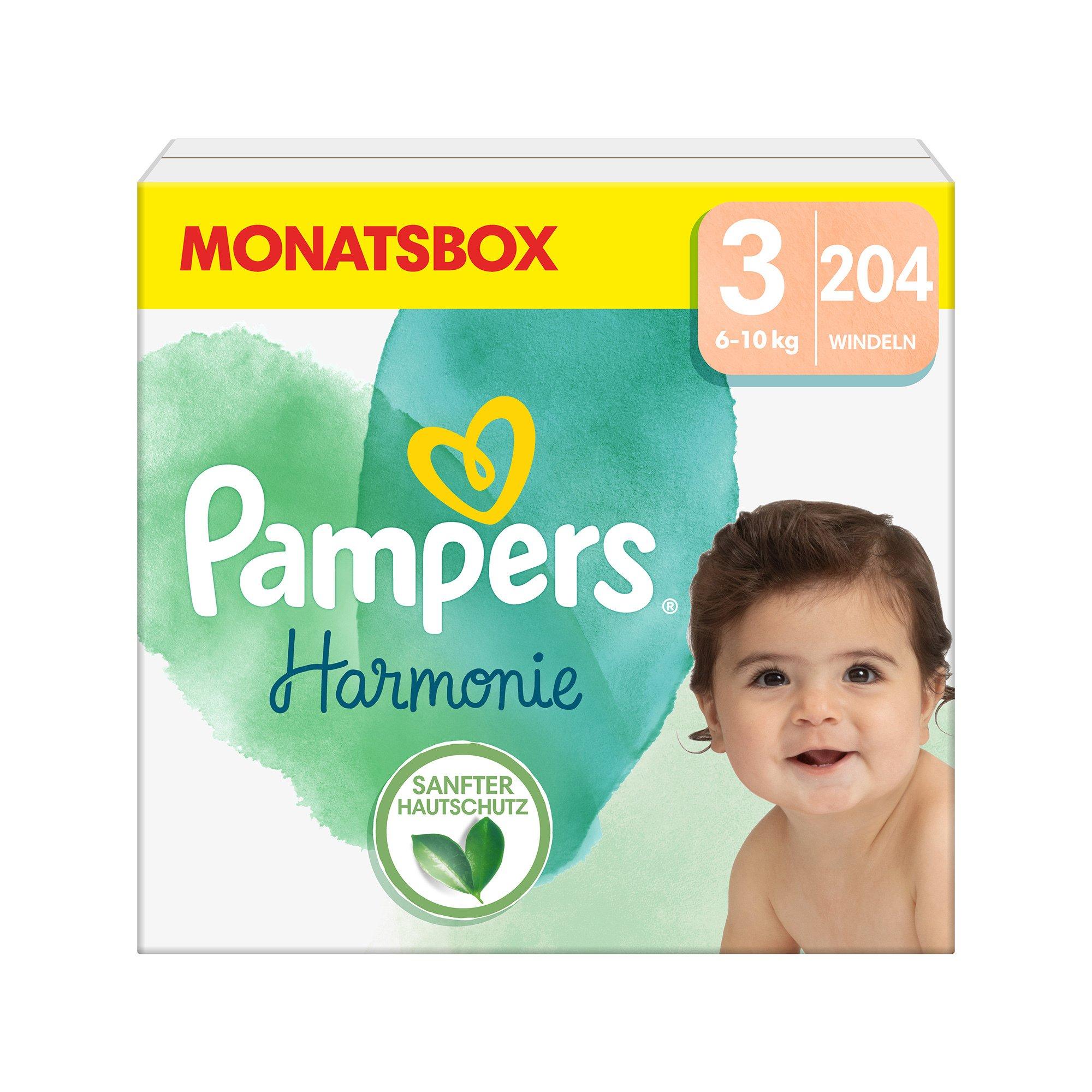 Pampers Harmonie Gr.3 Midi 610 kg Monatsbox Harmonie Taille 3, boîte