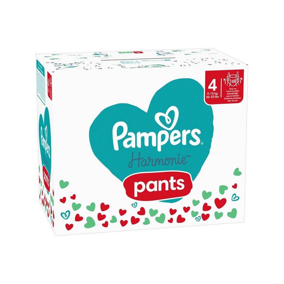 Pampers  Harmonie Pants Taille 4, boîte mensuelle 