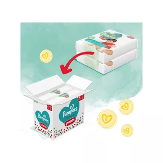 Pampers  Harmonie Pants Taille 4, boîte mensuelle 