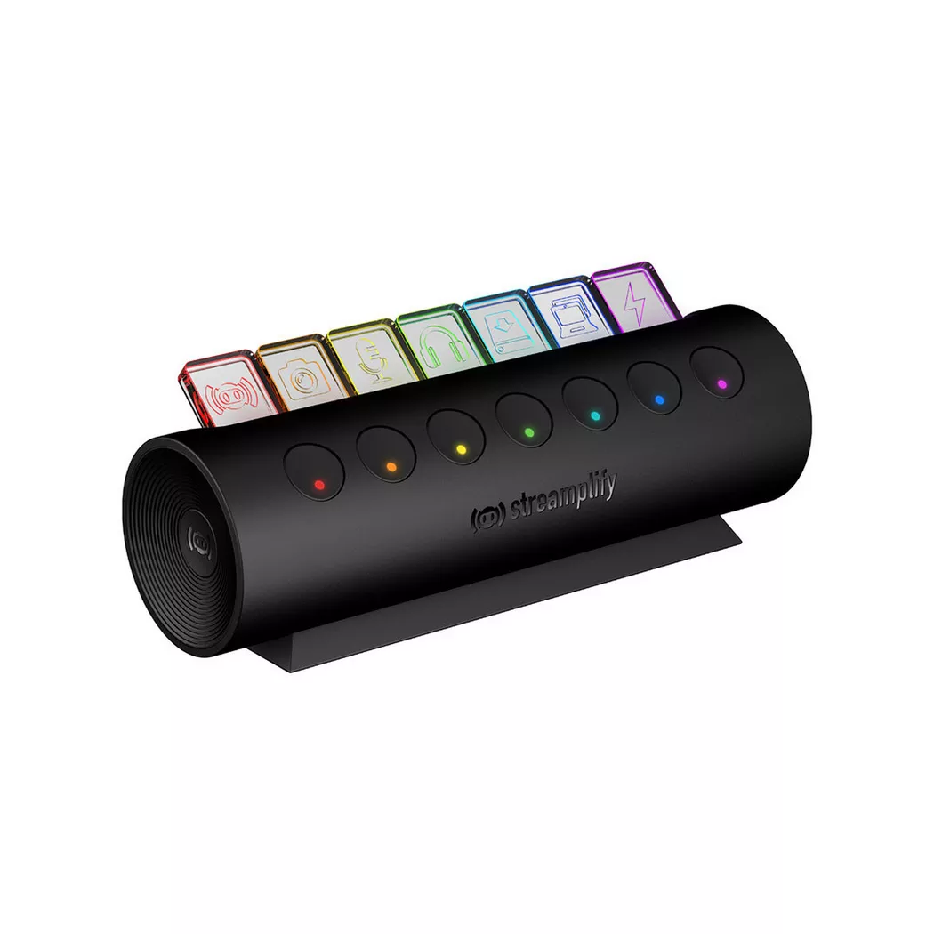 Streamplify - Gaming Zubehör,  HUB CTRL 7 Slot, Black
