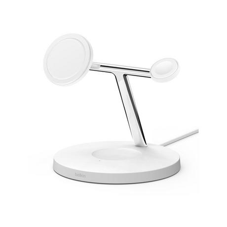 belkin Boost Charge 3-in-1 Wireless Charger with MagSafe Caricabatteria 