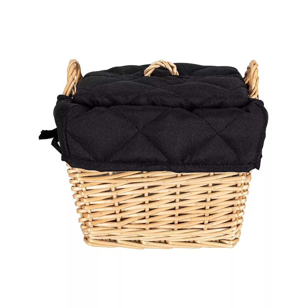 Nouvel - Corbeille pour pommes de terre, 21 x 21 cm, Black