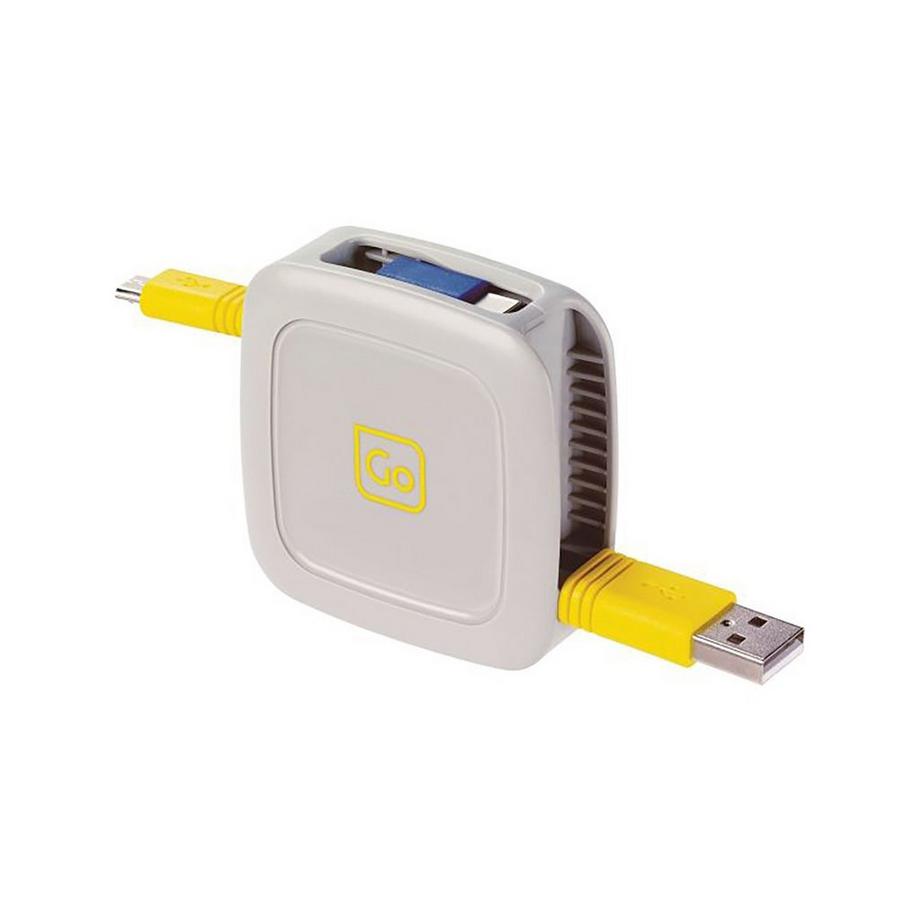 Go Travel 3 in 1 einziehbares Ladekabel  