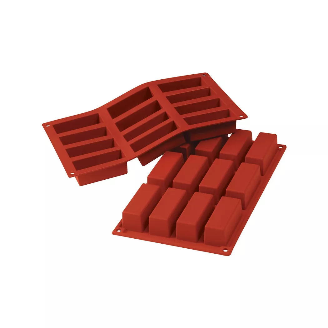 Silikomart - Mini-Cakes-Backform, 12X29CM, Orange