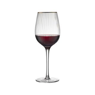 Lyngby Glas Bicchieri da vino rosso 4 pezzi Palermo Gold 