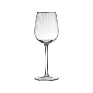 Lyngby Glas Verres à vin blanc, 4 pièces Palermo Gold 
